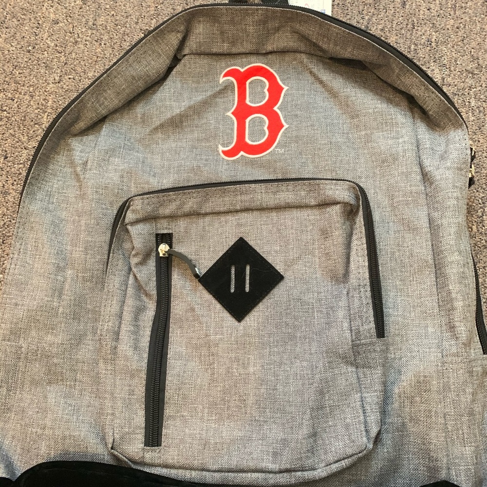 Gray Boston Red Sox backpack . New with tags